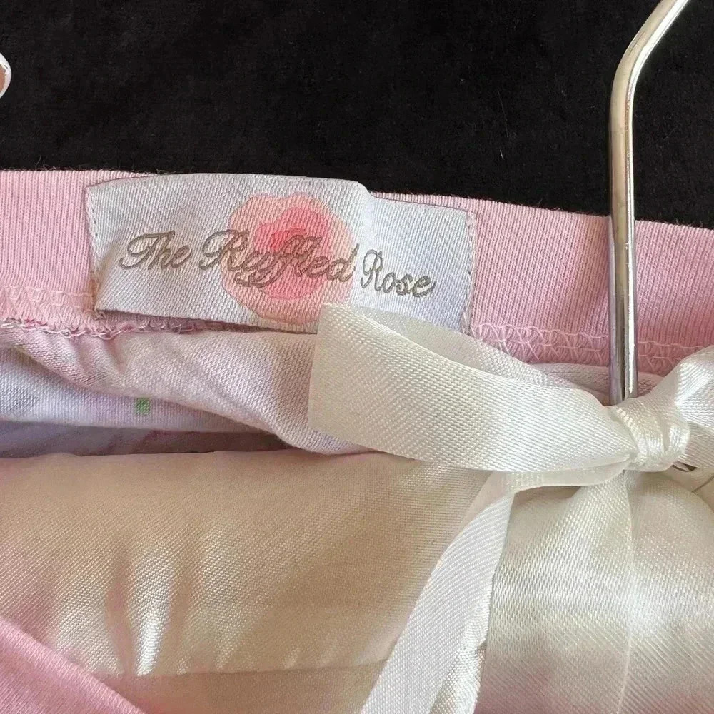 GIRLS RUFFLED ROSE “DOUGHNUTS” SHIRT SIZE 7 - Picture 6 of 11